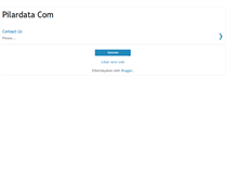 Tablet Screenshot of pilardata.com